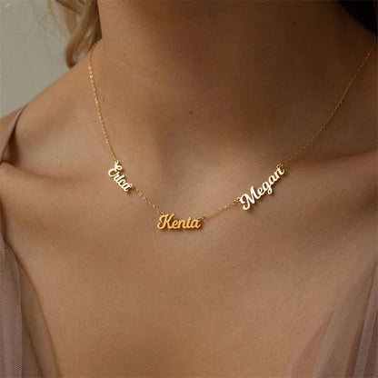 Multiple Name Miami Necklace