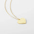 Filled Arabic Caligraphy Heart Pendant - Jewelled Me