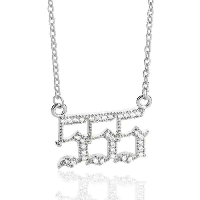 ICED Angel Numbers Necklace - Jewelled Me