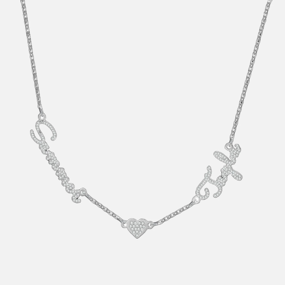 Multiple Name ICED Kiara Necklace - Jewelled Me