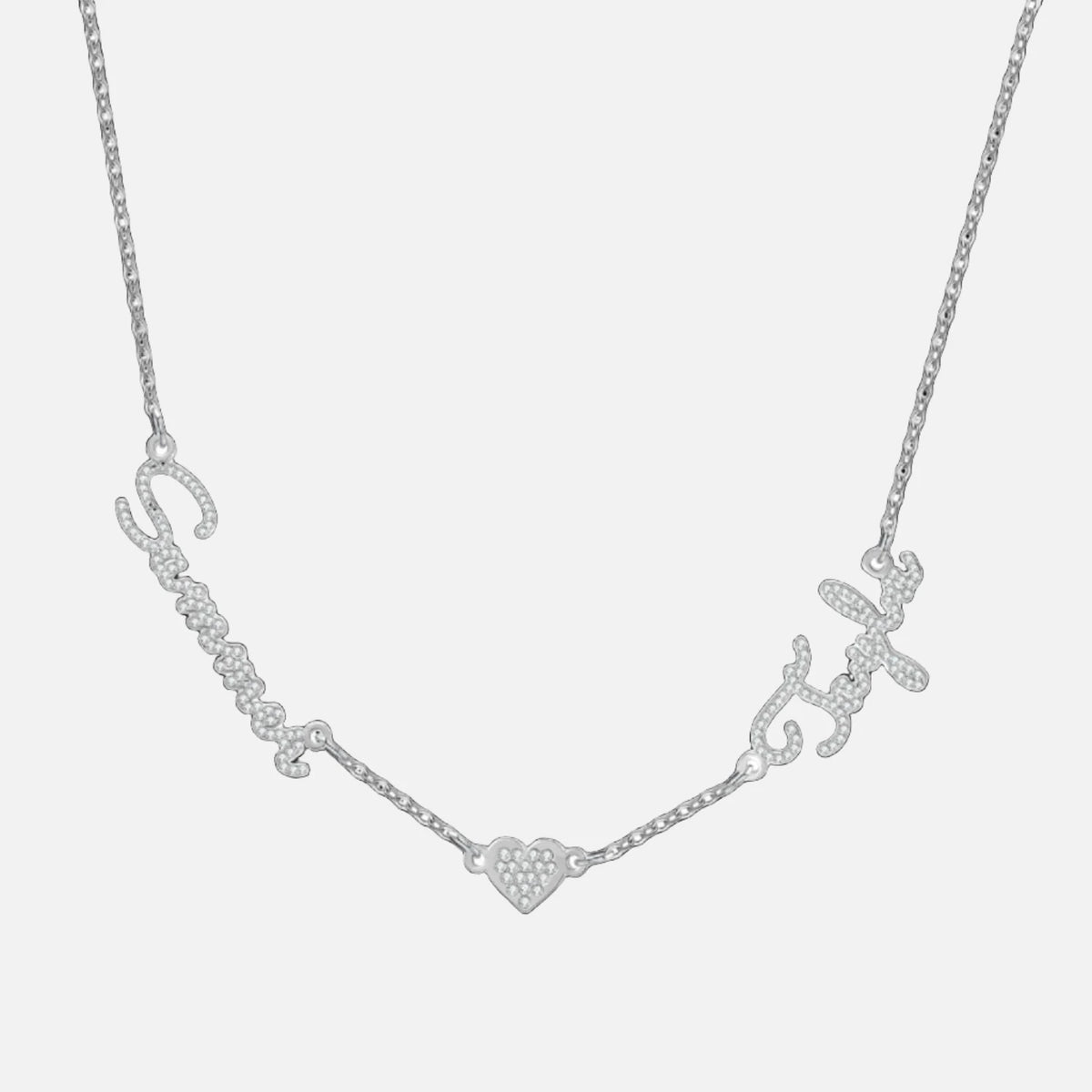 Multiple Name ICED Kiara Necklace - Jewelled Me