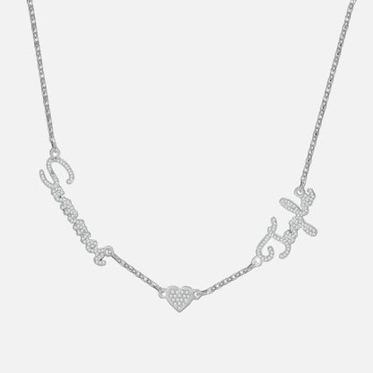 Multiple Name ICED Kiara Necklace - Jewelled Me