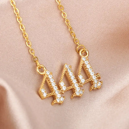 ICED Angel Numbers Necklace
