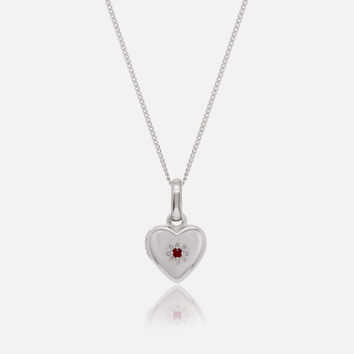 Birthstone Heart Locket Necklace preview