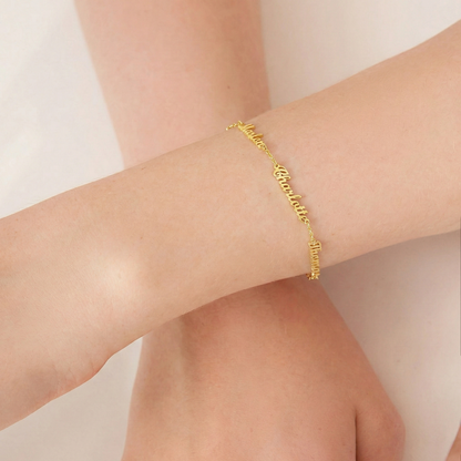 Heirloom Multiple Name Bracelet