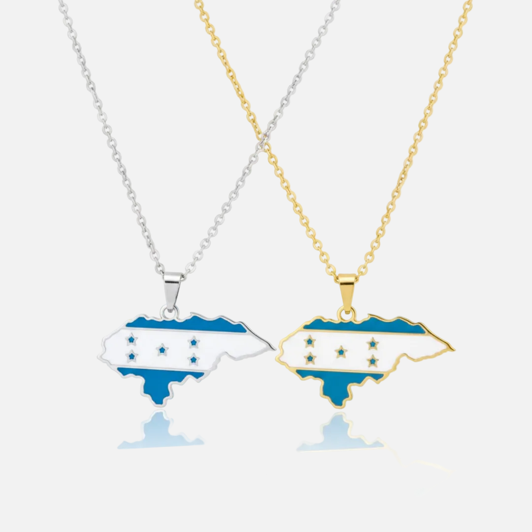 South &amp; Latin American Country/Flag Necklaces - Jewelled Me