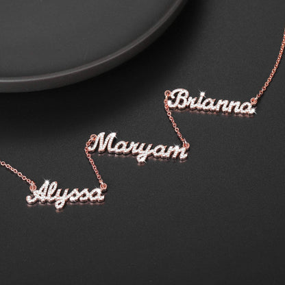 ICED Multiple Name Miami Necklace - Jewelled Me