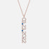 Pave Custom Date Necklace (Vertical) - Jewelled Me
