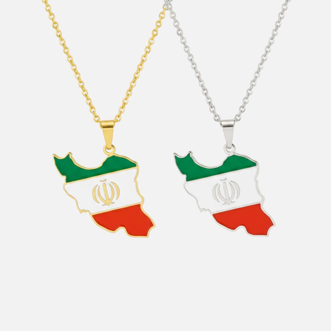 Middle Eastern &amp; Arabian Country/Flag Necklaces - Jewelled Me