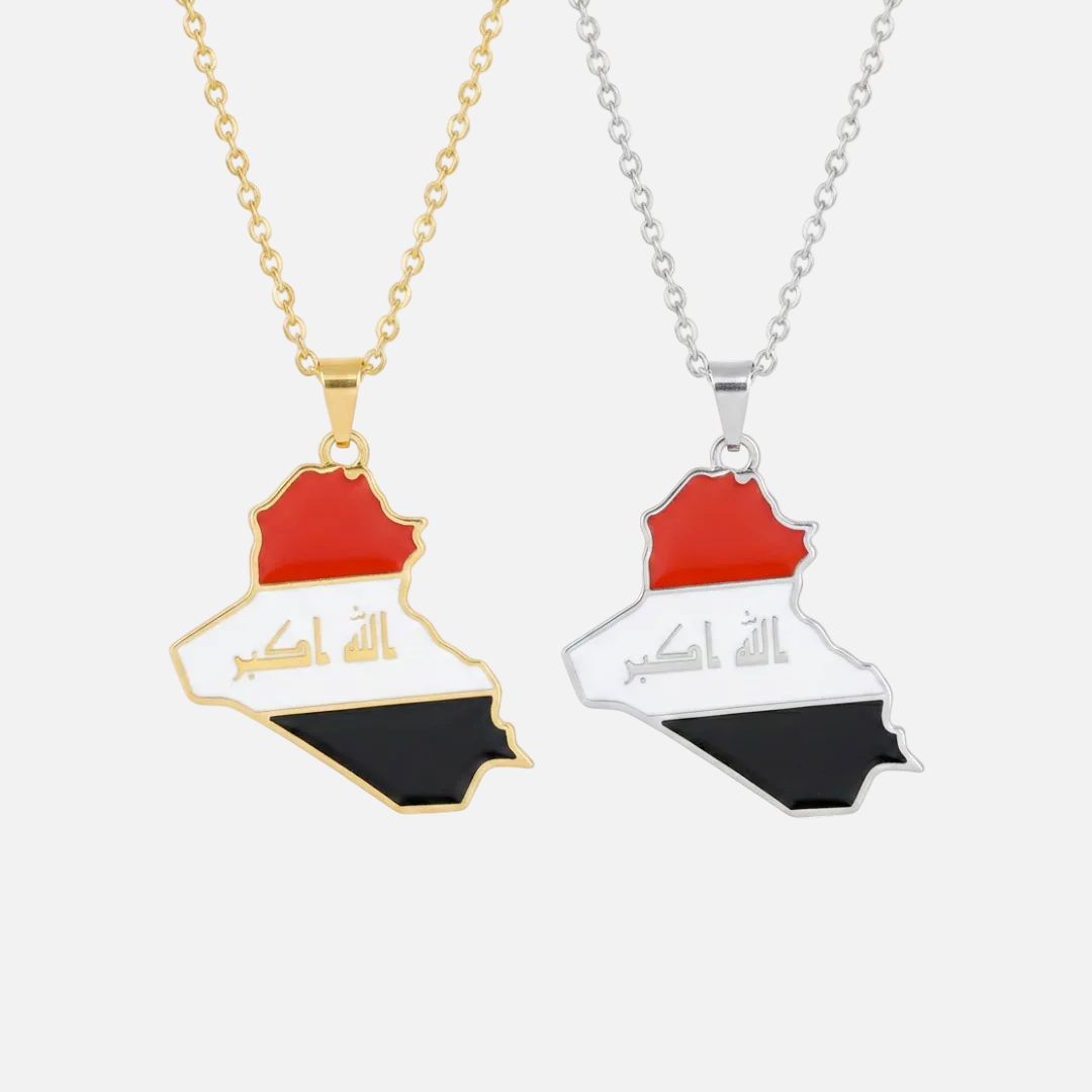 Middle Eastern &amp; Arabian Country/Flag Necklaces - Jewelled Me