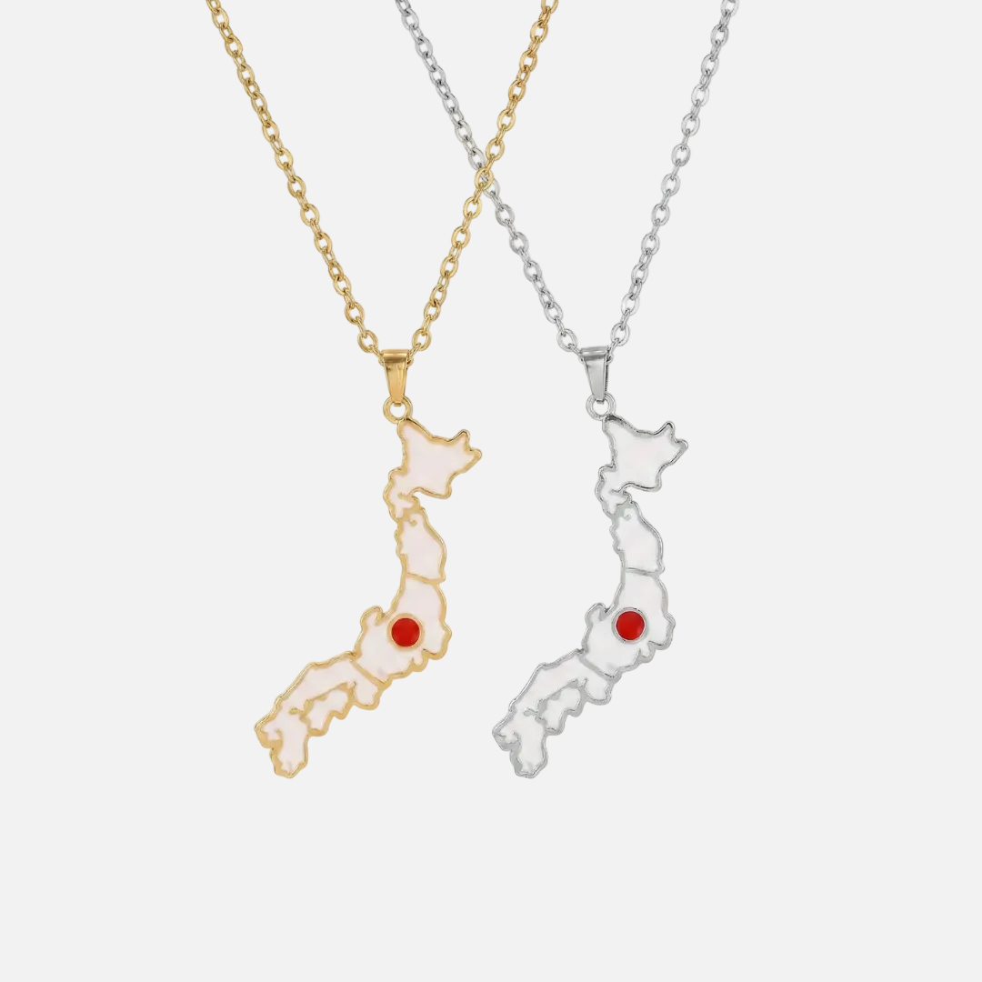 Asian &amp; Oceanian Country/Flag Necklaces - Jewelled Me