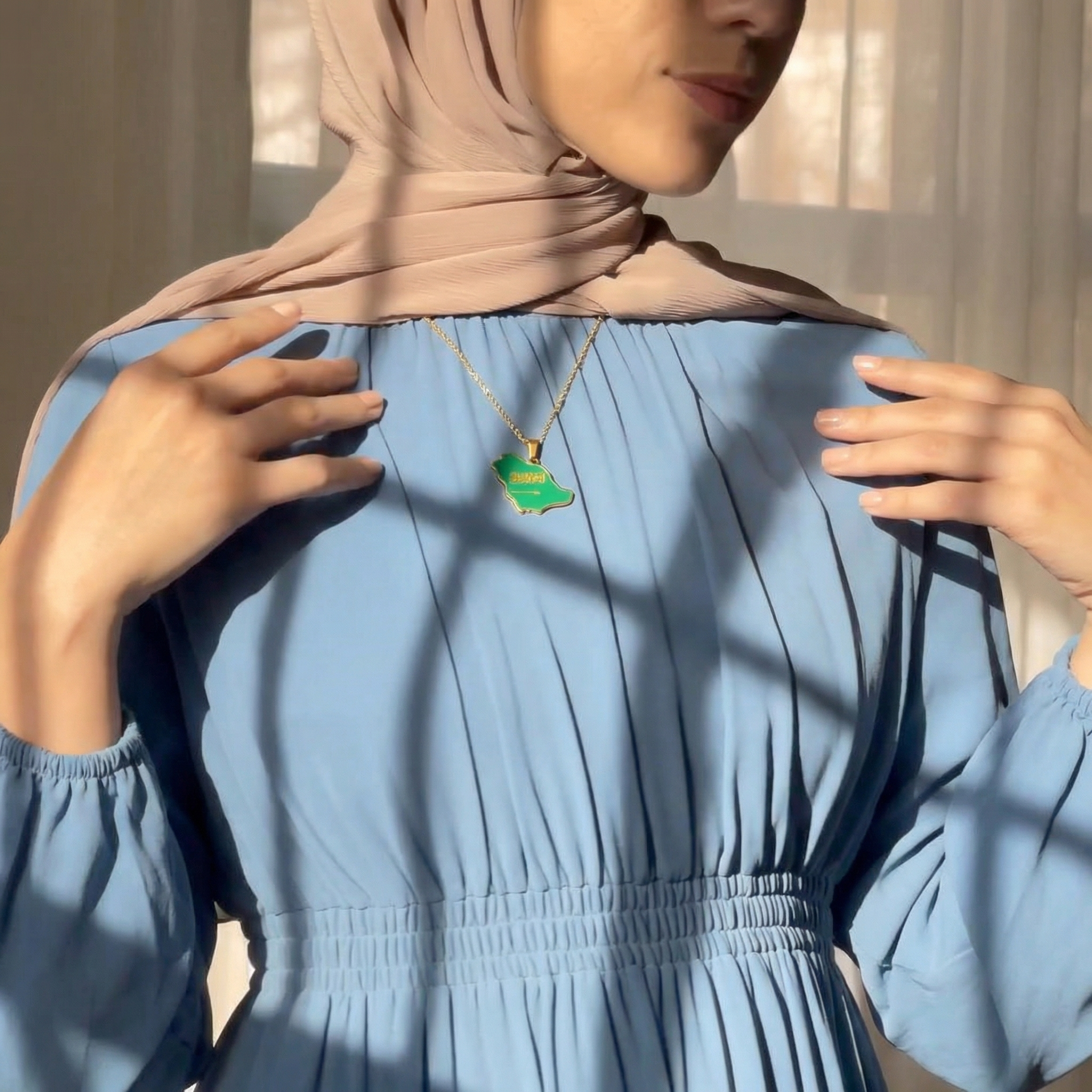 Middle Eastern &amp; Arabian Country/Flag Necklaces - Jewelled Me