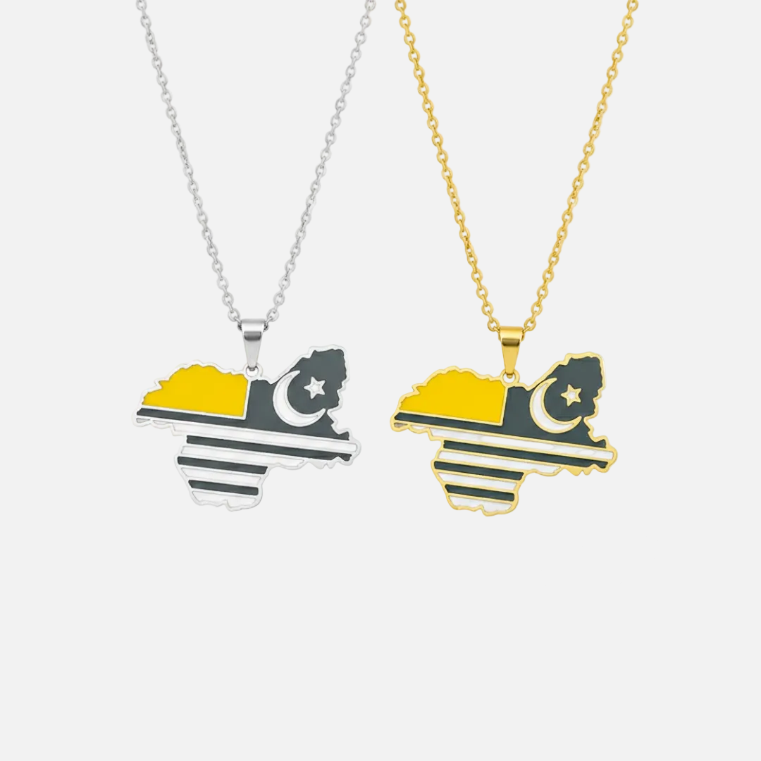 Asian &amp; Oceanian Country/Flag Necklaces - Jewelled Me