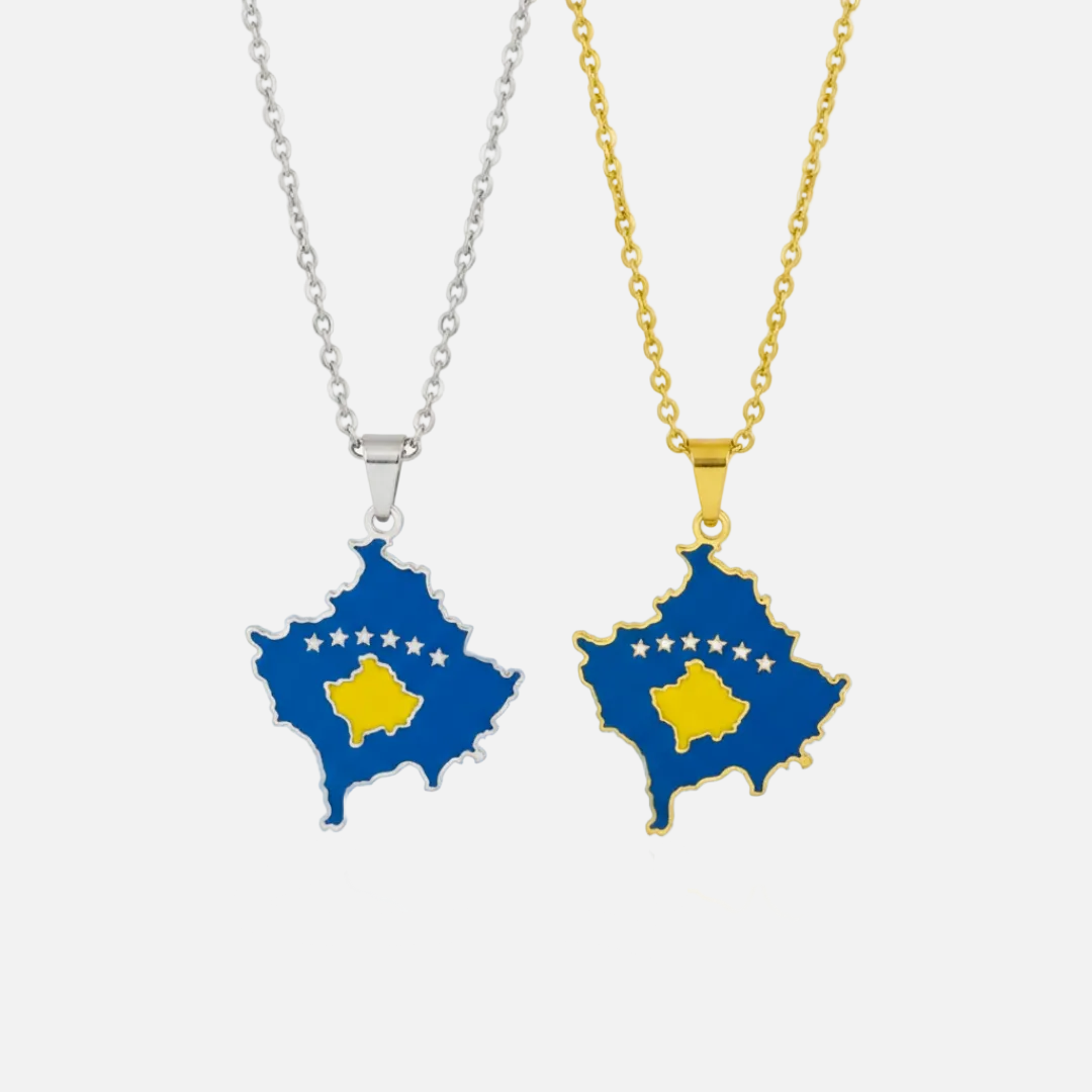 European Country/Flag Necklaces - Jewelled Me