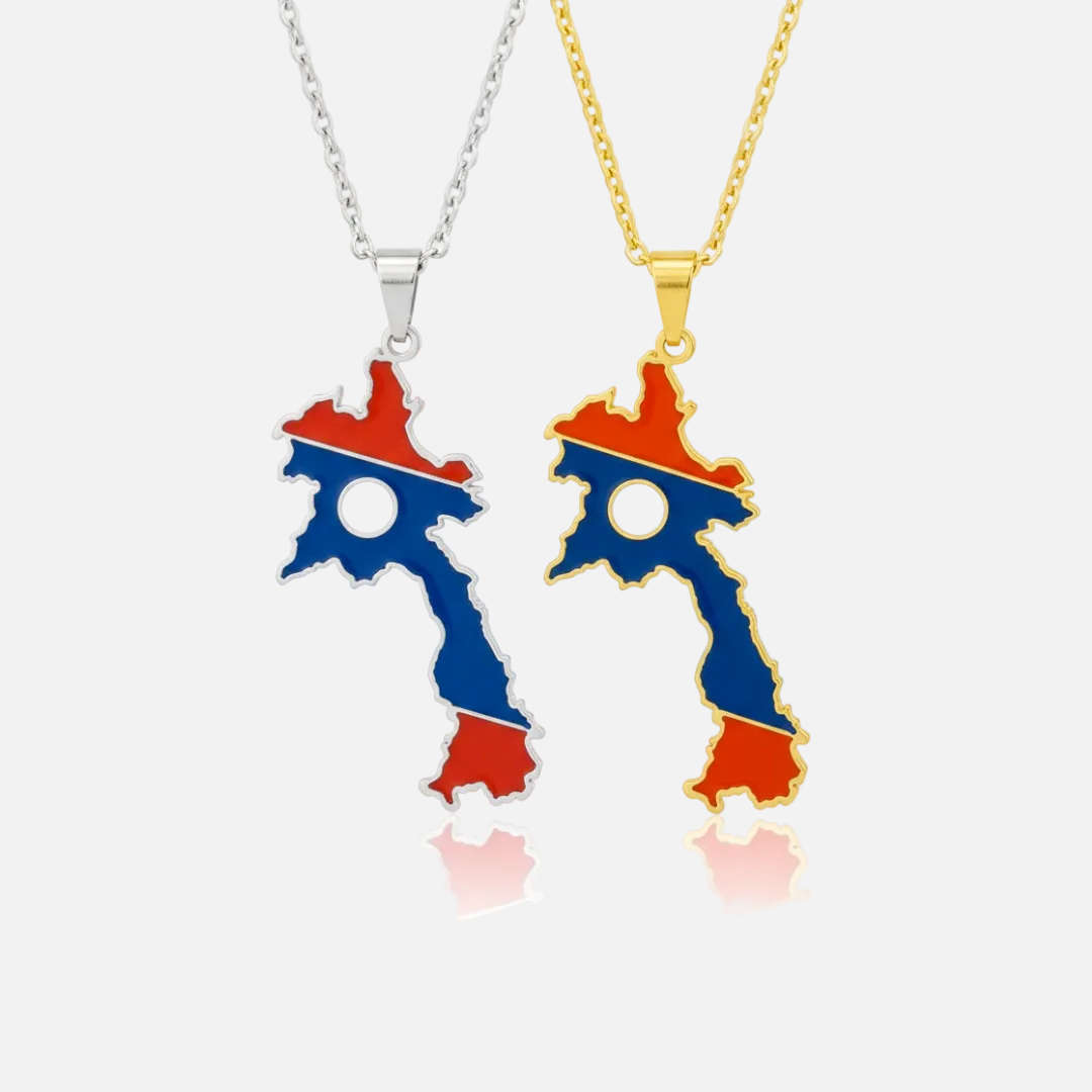 Asian &amp; Oceanian Country/Flag Necklaces - Jewelled Me