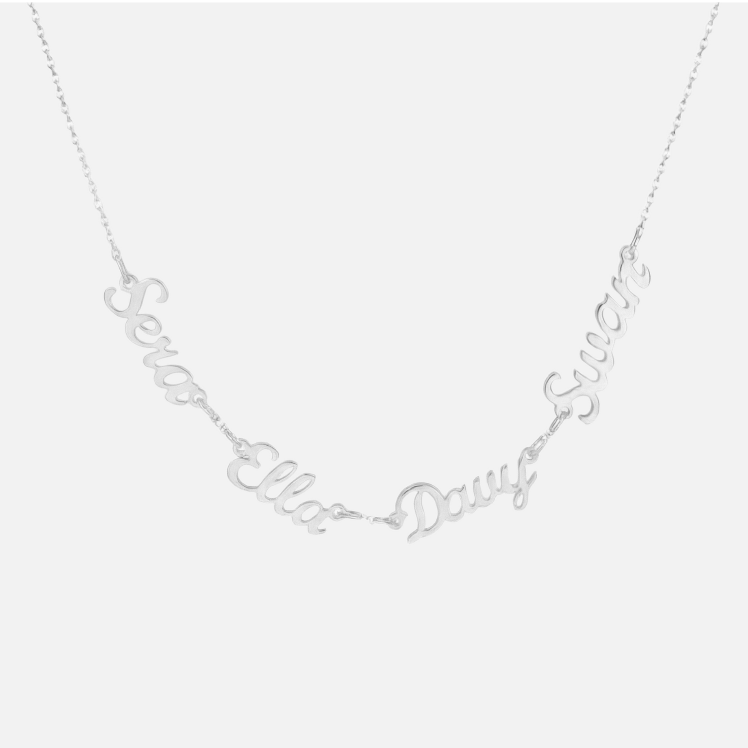 Multiple Name Miami Necklace