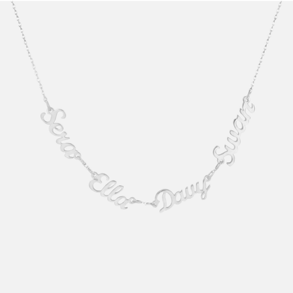 Multiple Name Miami Necklace