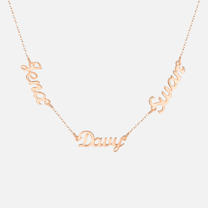 Multiple Name Miami Necklace