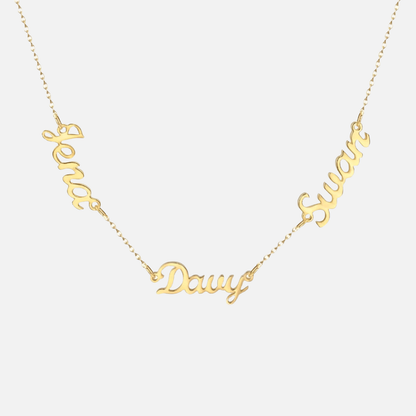 Multiple Name Miami Necklace