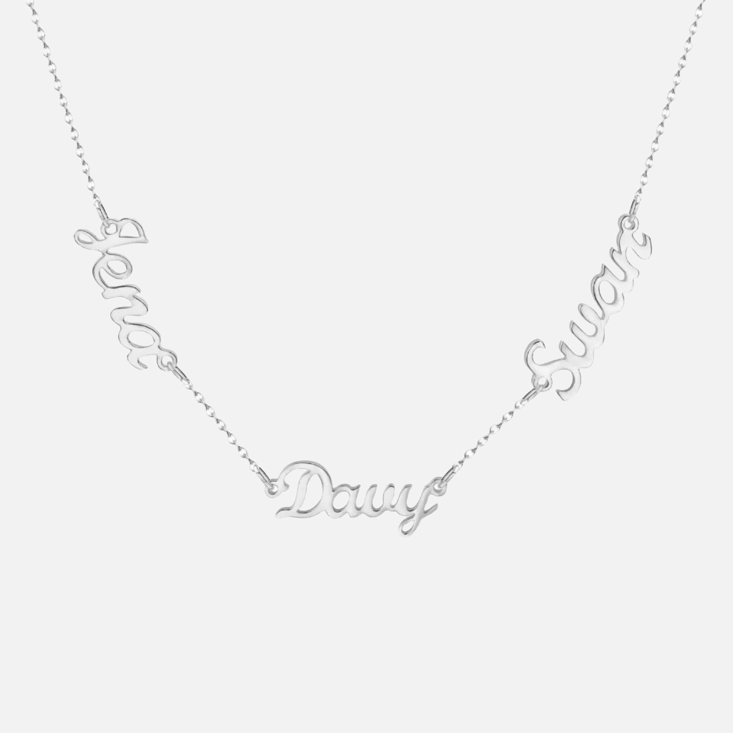 Multiple Name Miami Necklace