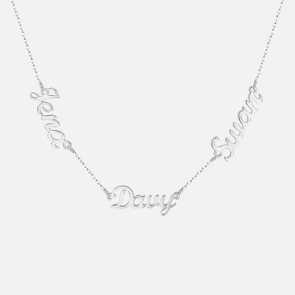 Multiple Name Miami Necklace