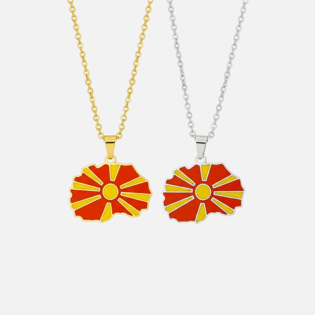 European Country/Flag Necklaces - Jewelled Me