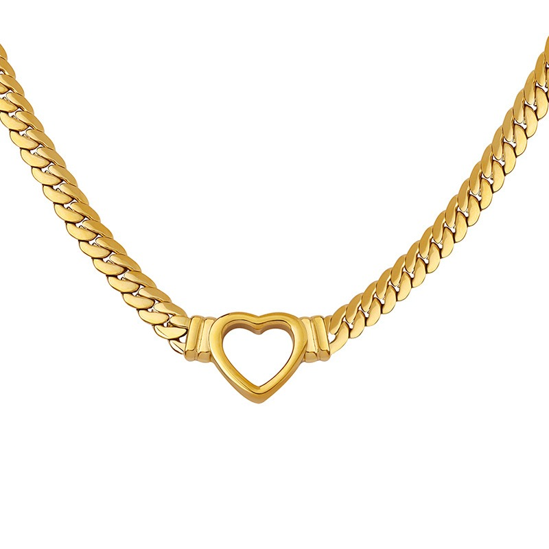 Naja Heart Necklace - Jewelled Me