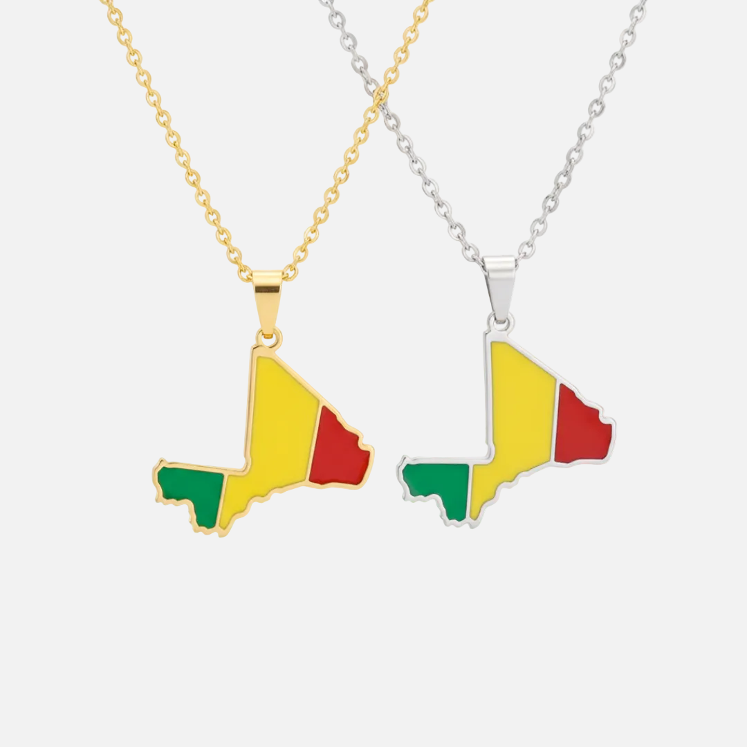African Country/Flag Necklaces - Jewelled Me