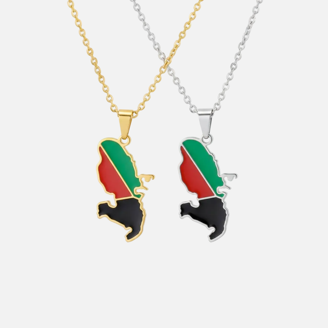 The Americas &amp; Caribbean Country/Flag Necklaces - Jewelled Me
