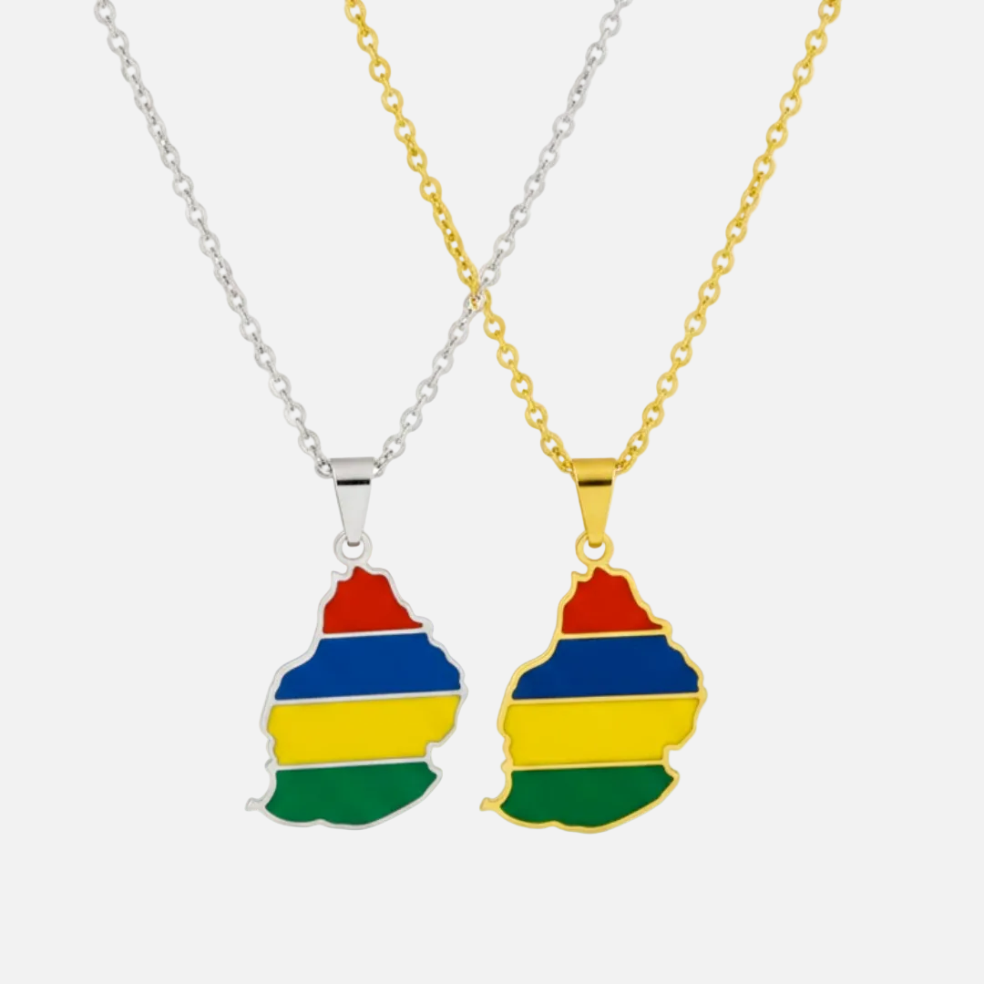 African Country/Flag Necklaces - Jewelled Me
