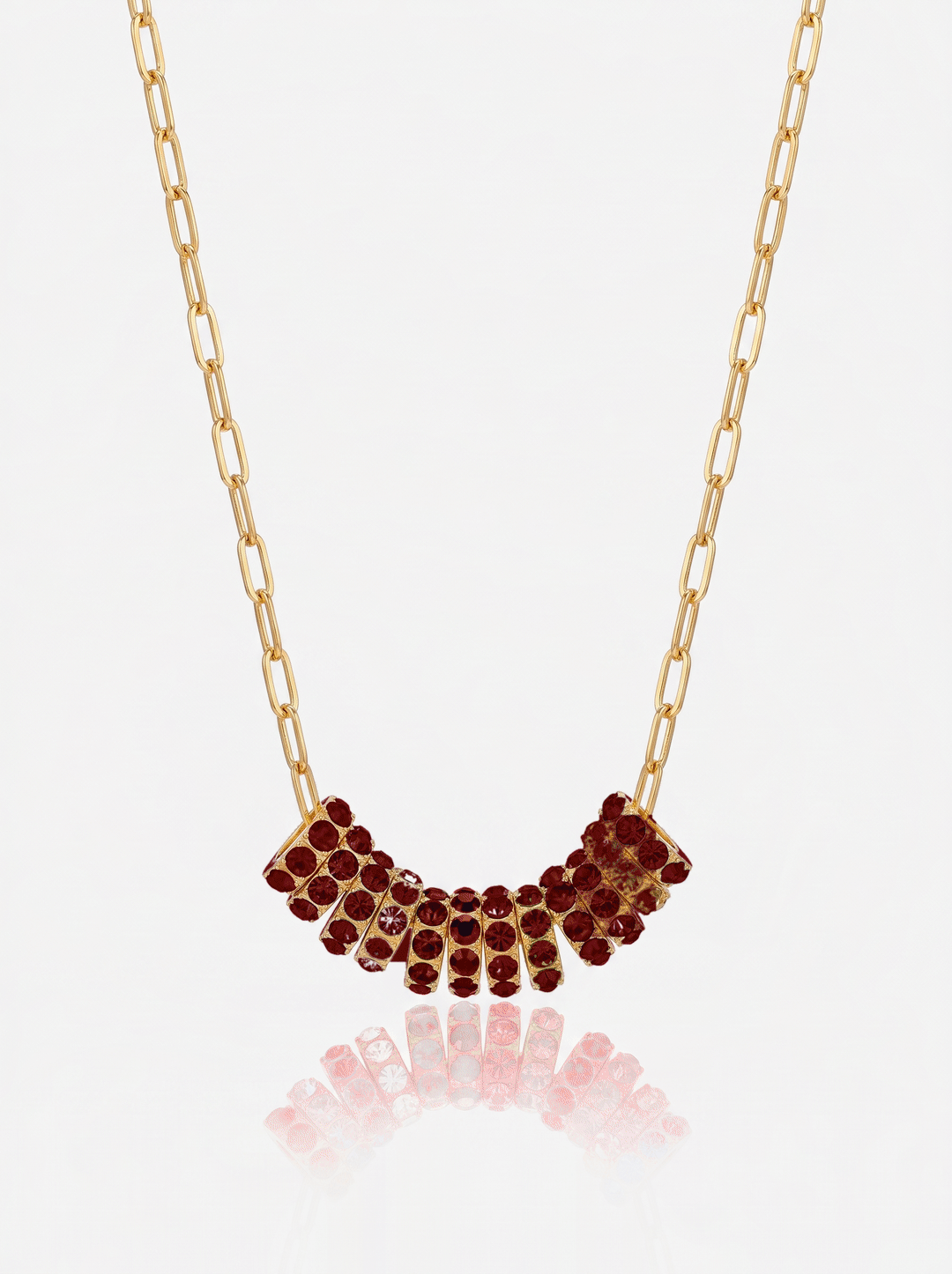 Mini Rondelle Birthstone Necklace