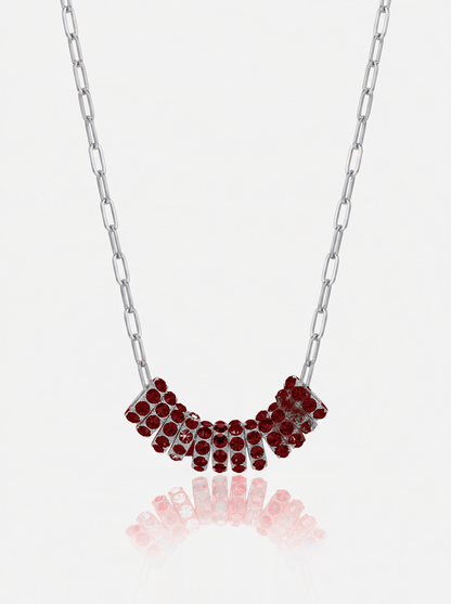 Mini Rondelle Birthstone Necklace