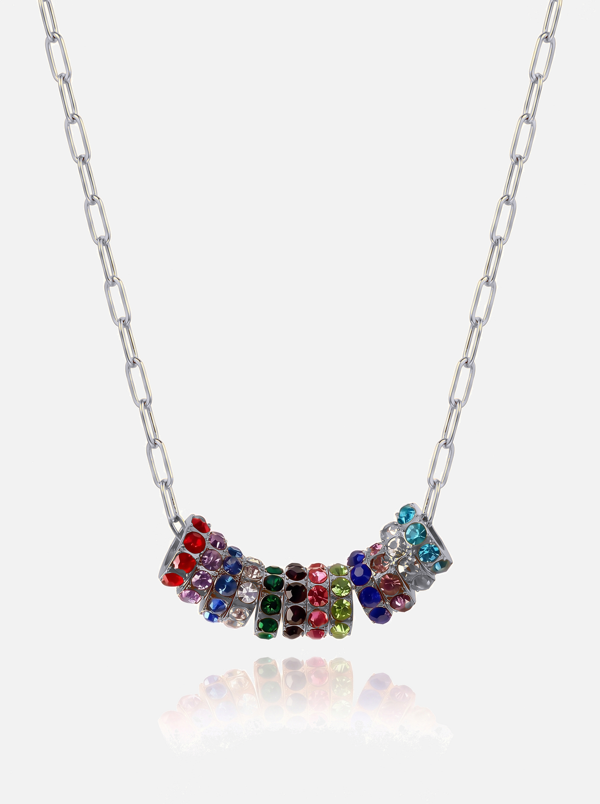 Mini Rondelle Birthstone Necklace