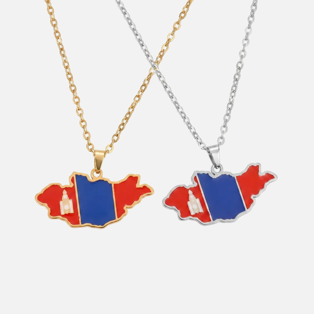 Asian &amp; Oceanian Country/Flag Necklaces - Jewelled Me