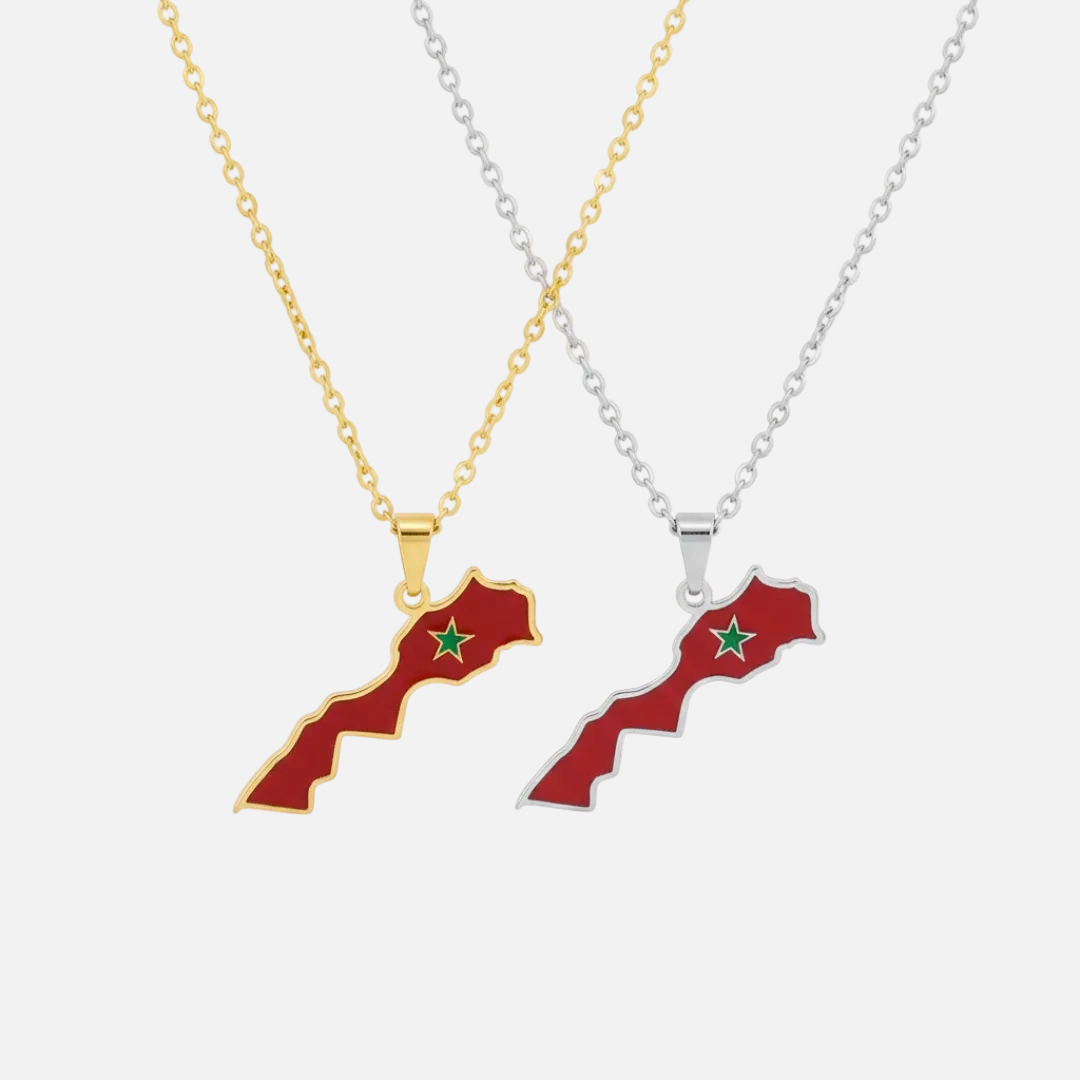 African Country/Flag Necklaces - Jewelled Me
