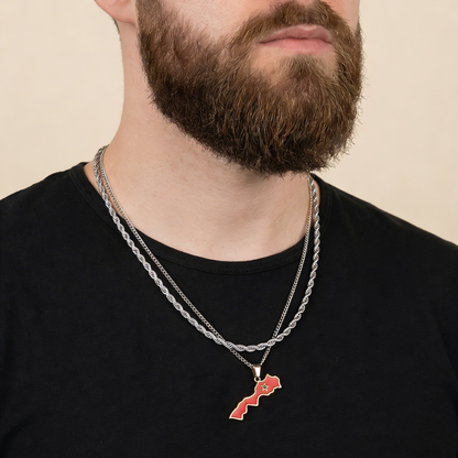 African Country/Flag Necklaces - Jewelled Me