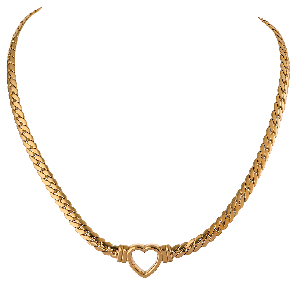 Naja Heart Necklace - Jewelled Me