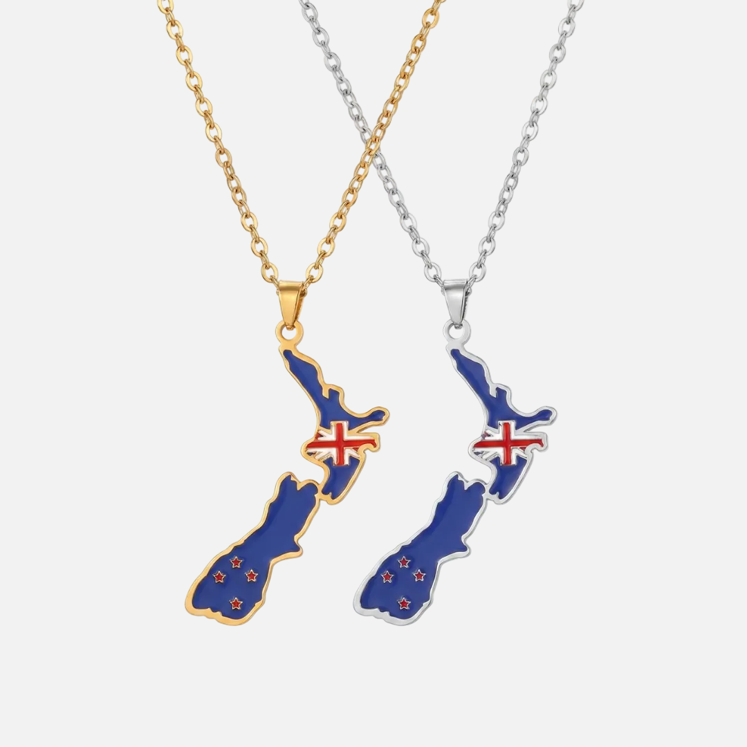 Asian &amp; Oceanian Country/Flag Necklaces - Jewelled Me