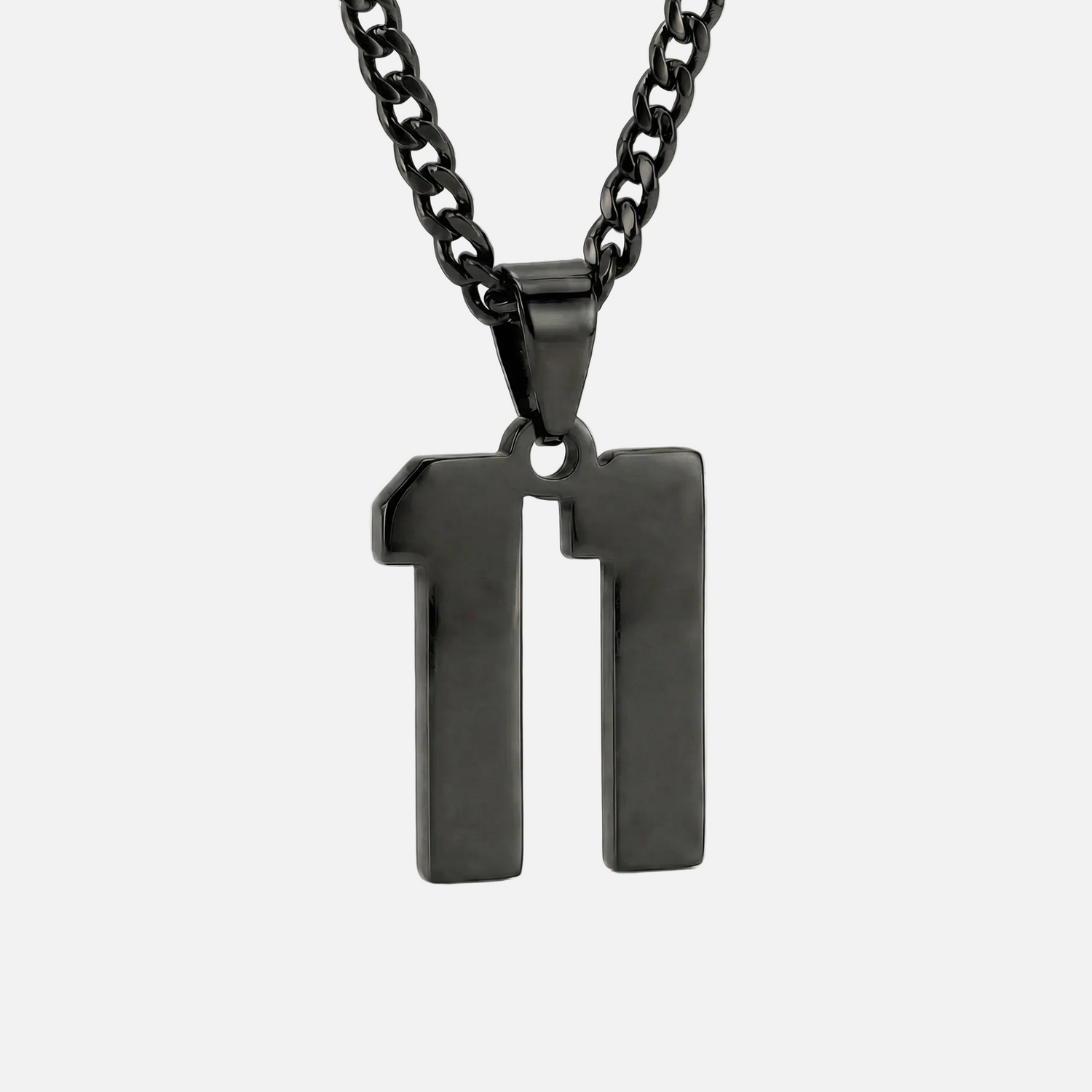 Custom Engraved Sports Number Necklace