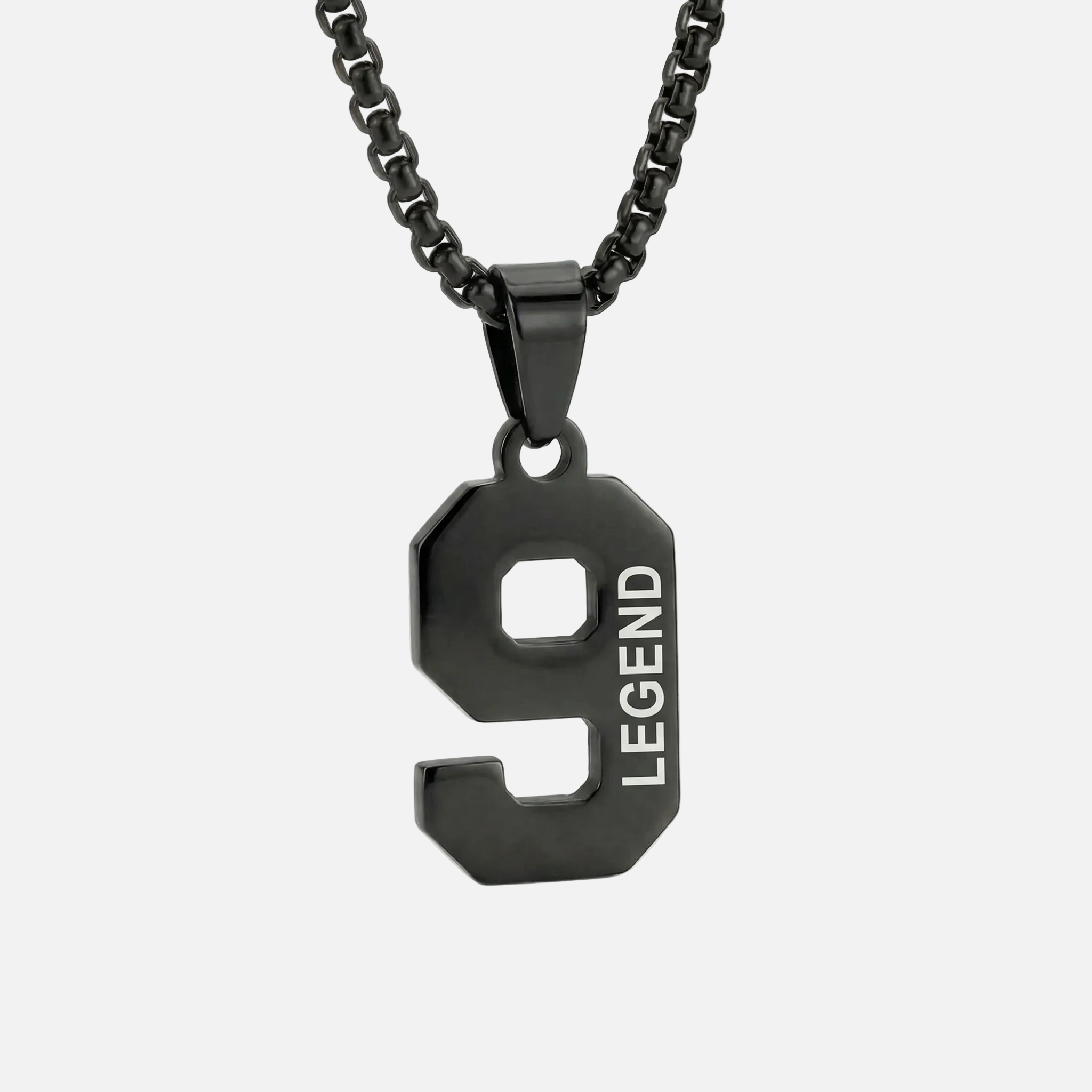 Custom Engraved Sports Number Necklace