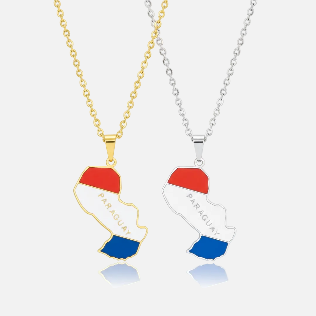 South &amp; Latin American Country/Flag Necklaces - Jewelled Me