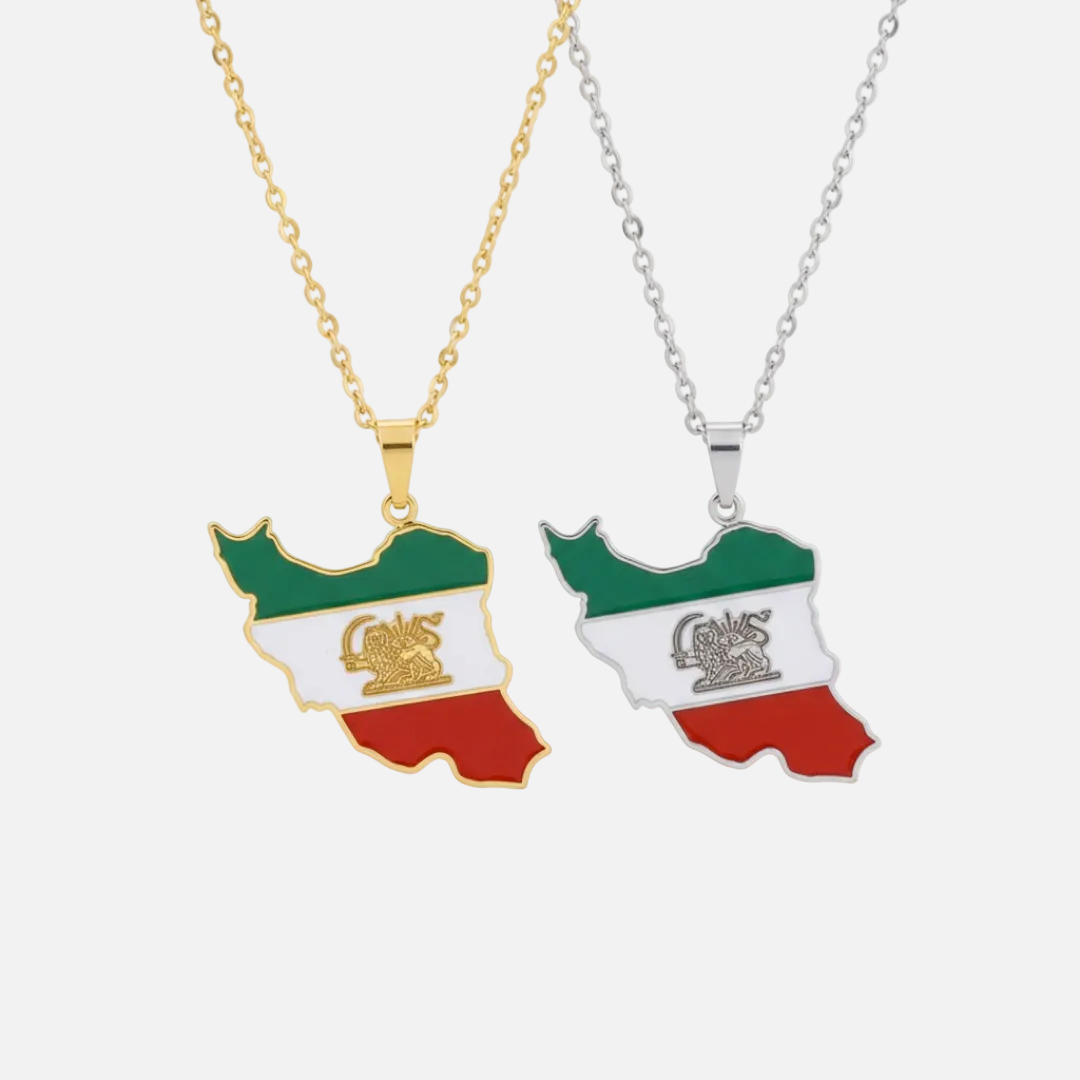 Middle Eastern &amp; Arabian Country/Flag Necklaces - Jewelled Me