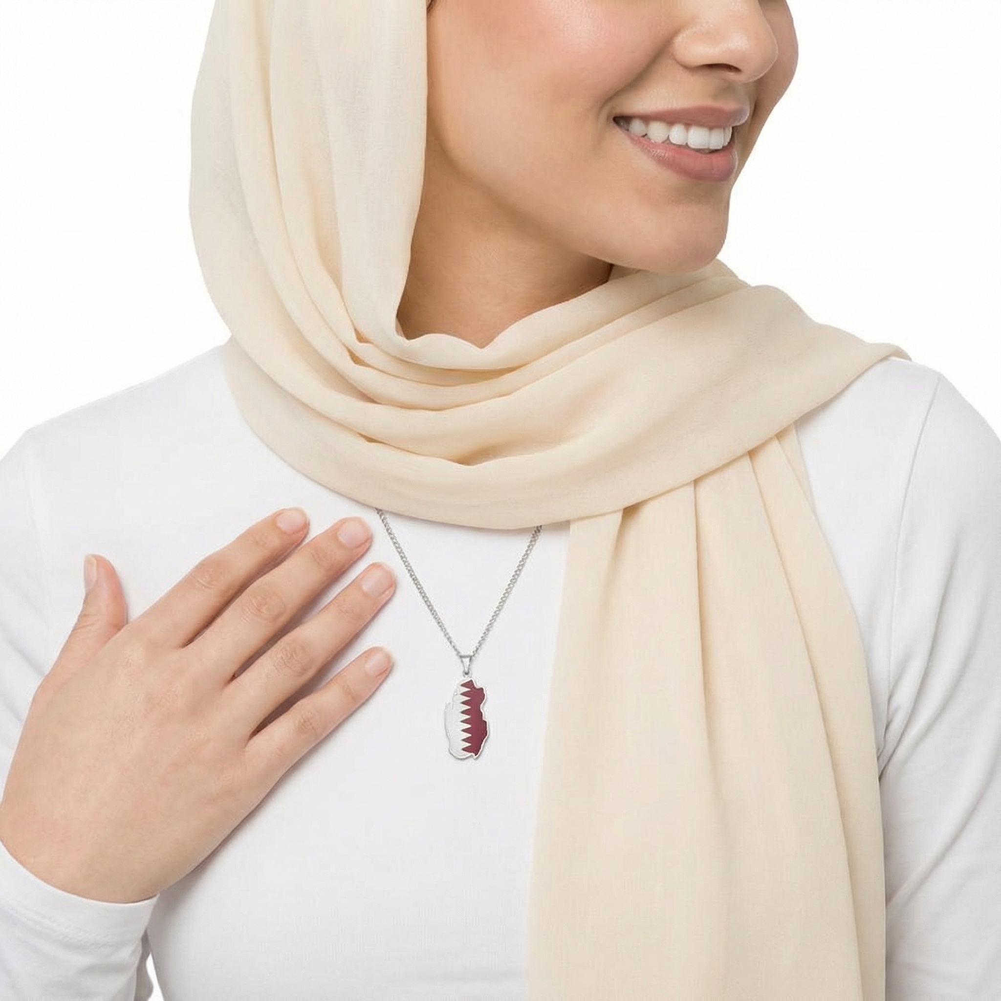 Middle Eastern &amp; Arabian Country/Flag Necklaces - Jewelled Me