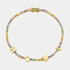 ICED Custom Name Tennis Rainbow Gem Bracelet - Jewelled Me