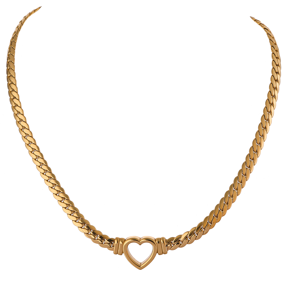 Naja Heart Necklace - Jewelled Me