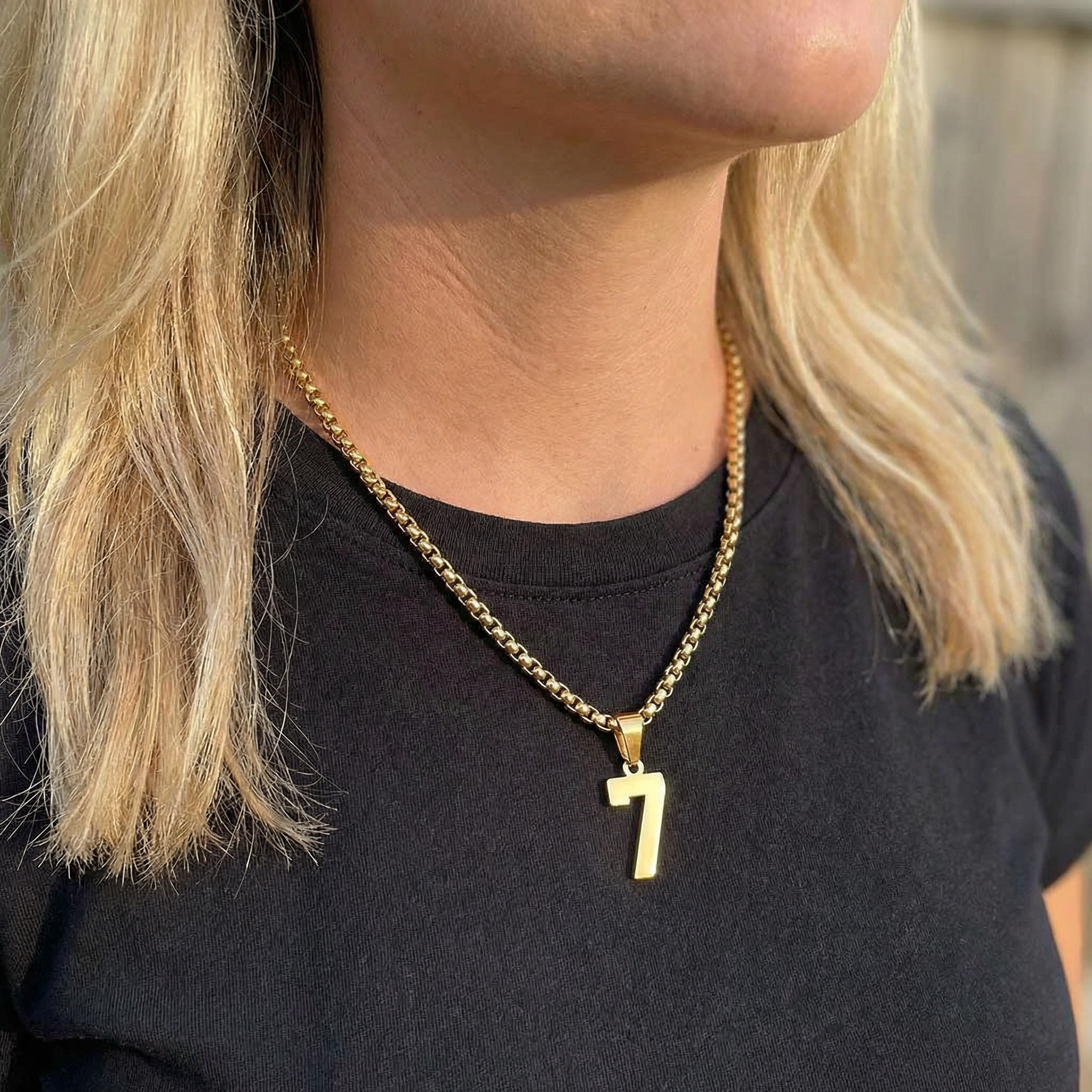 Custom Sports Number Necklace - Jewelled Me