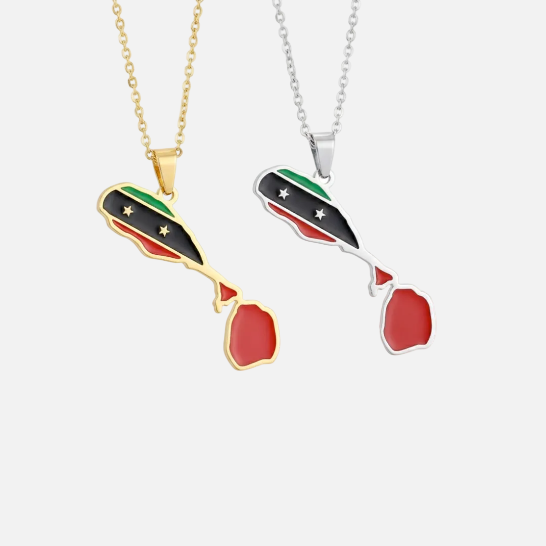 The Americas &amp; Caribbean Country/Flag Necklaces - Jewelled Me