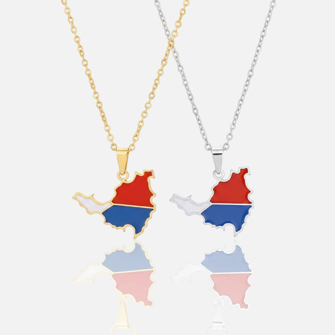 The Americas &amp; Caribbean Country/Flag Necklaces - Jewelled Me