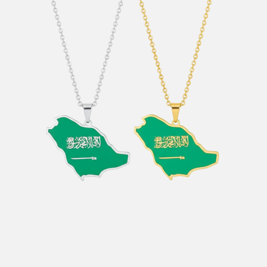 Middle Eastern &amp; Arabian Country/Flag Necklaces - Jewelled Me
