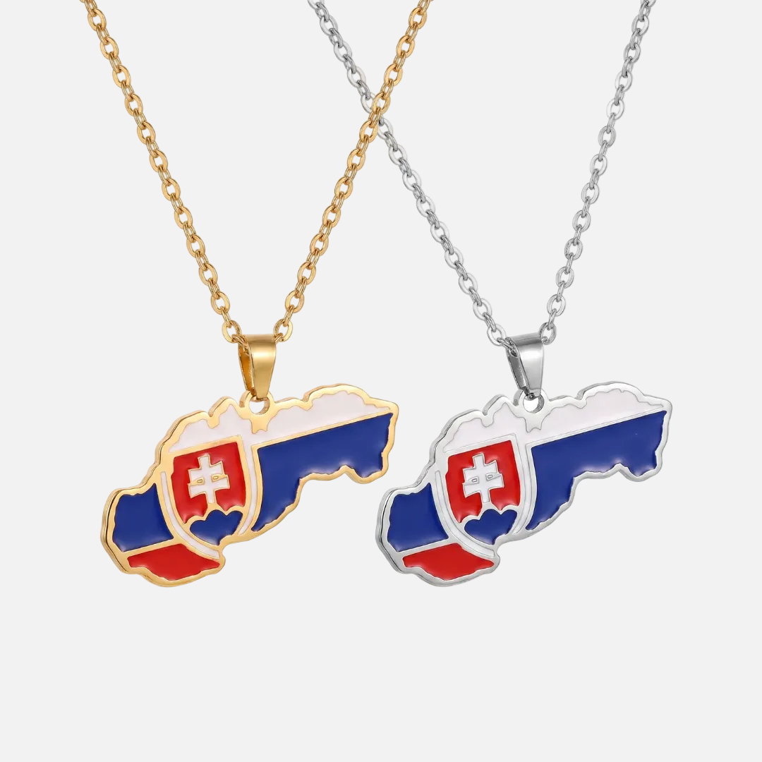European Country/Flag Necklaces - Jewelled Me